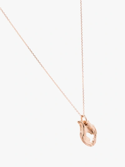 Shop Alighieri 9k Rose Gold Spellbinding Amphora Necklace In Pink