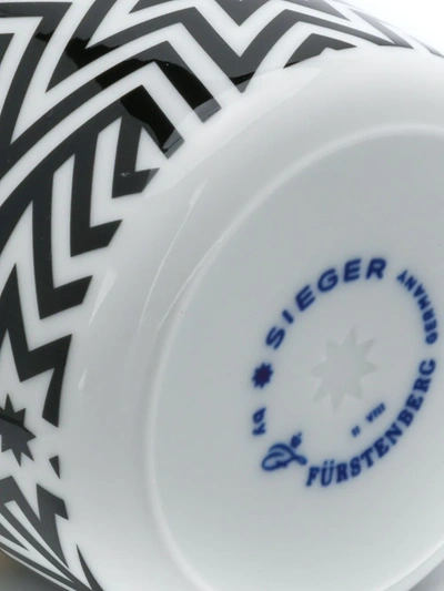 Fürstenberg Star-patterned Cup In Black