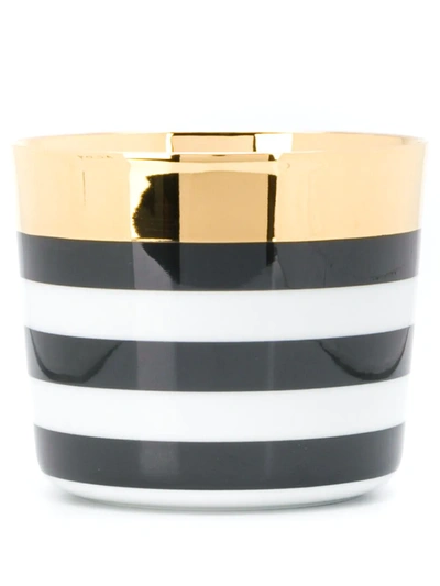 Shop Fürstenberg Striped Cup In Black