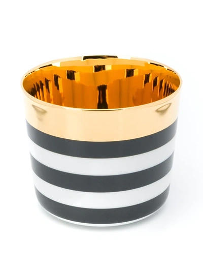 Shop Fürstenberg Striped Cup In Black