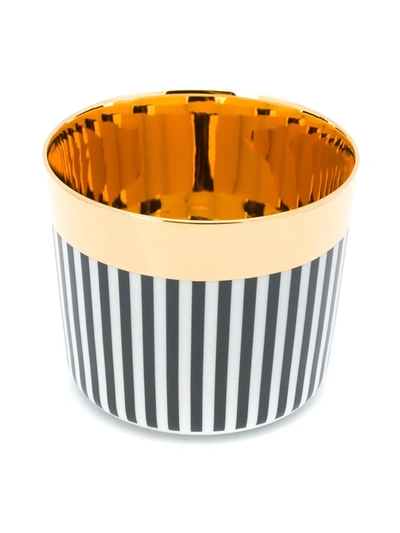 Shop Fürstenberg Striped Cup In Black