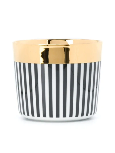 Shop Fürstenberg Striped Cup In Black