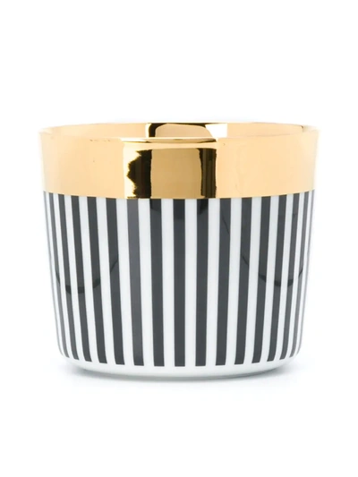 Fürstenberg Striped Cup In Black