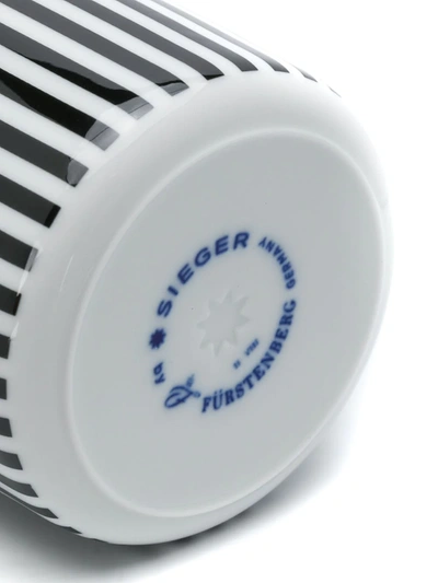 Fürstenberg Striped Cup In Black