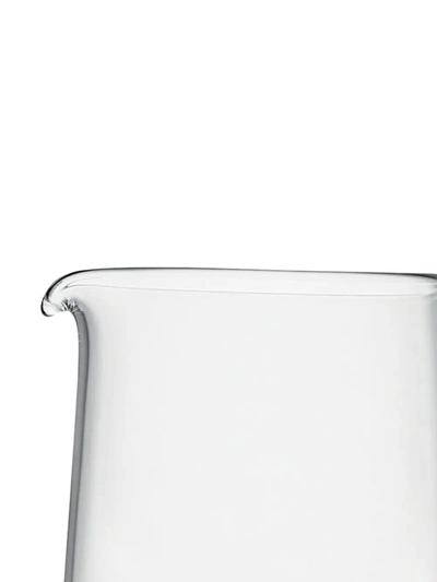 Shop Lsa International Glass Bar Jug (25cm) In Neutrals