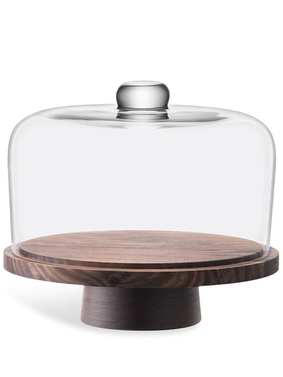 Shop Lsa International City Dome And Walnut Stand In Neutrals