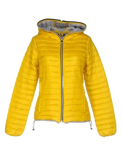 Shop Duvetica Down Jackets In Yellow