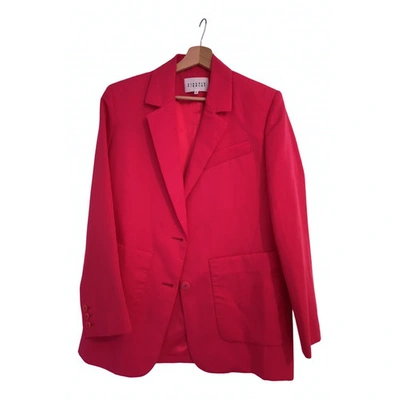 Pre-owned Claudie Pierlot Spring Summer 2020 Suit Jacket In Pink
