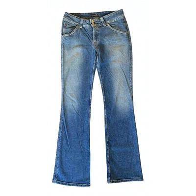 Pre-owned Hudson Straight Jeans In Blue