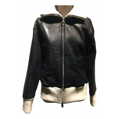 Pre-owned Aalto Leather Jacket In Black