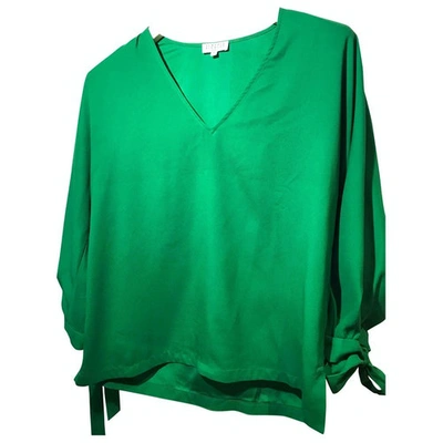 Pre-owned Claudie Pierlot Green Polyester Top