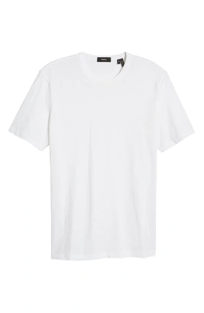 Shop Theory Cosmo Solid Crewneck T-shirt In White - 100