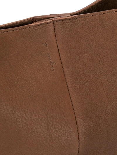 Shop Agnès B. Rivet Detail Cross-body Bag In Brown