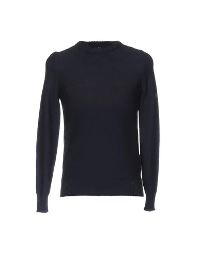 Shop Duvetica Sweaters In Dark Blue
