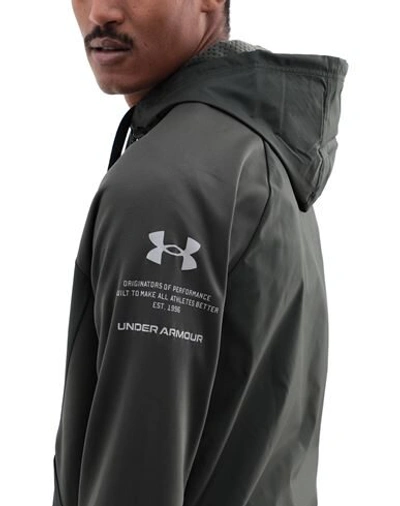 Shop Under Armour Jacket In Military Green