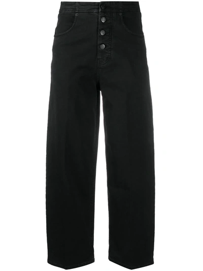Shop Department 5 Straight-fit Jeans In Black
