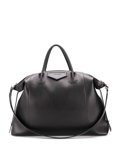 Shop Givenchy Large Antigona Soft Travel Bag In Black