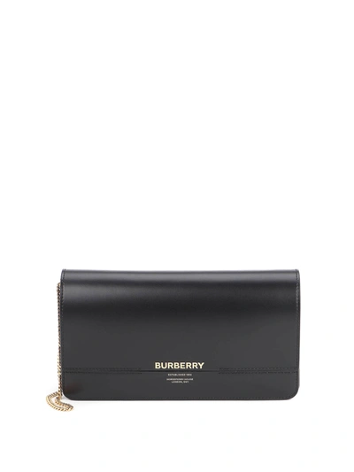 Shop Burberry Grace Clutch In Black