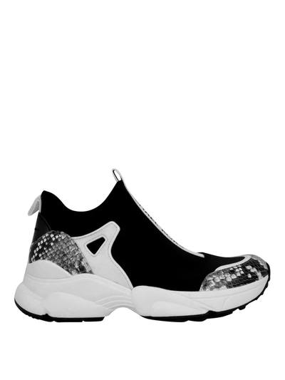 Shop Michael Kors Willow Slip-on Sneakers In Black