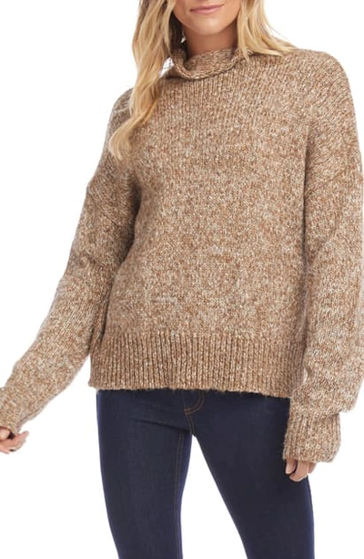 Shop Karen Kane Cowl Neck Sweater In Hea