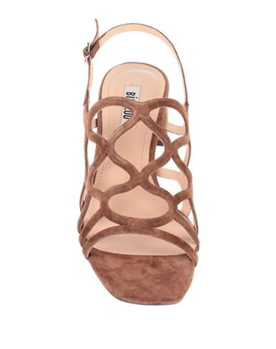 Shop Bibi Lou Woman Sandals Brown Size 6 Soft Leather