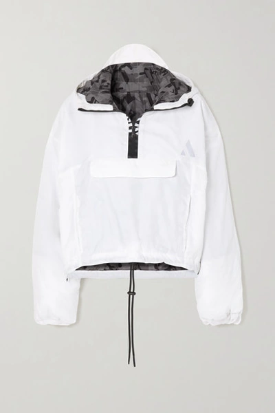 Shop Aarmy Smash Hooded Shell Jacket In White