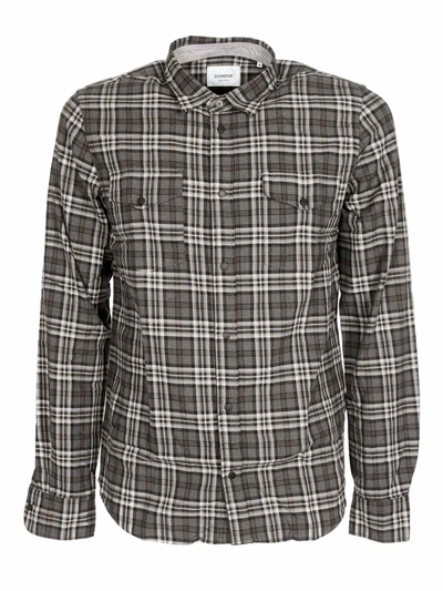 Shop Dondup Western Basic Shirt In Gray In Grey