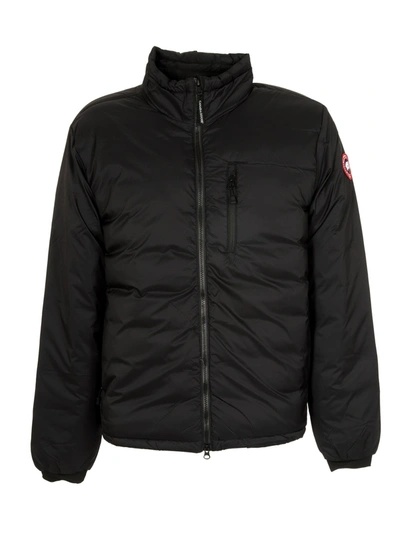 Shop Canada Goose Lodge Down Jacket In Black