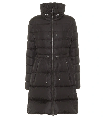 Shop Moncler Malban Quilted Down Coat In Black