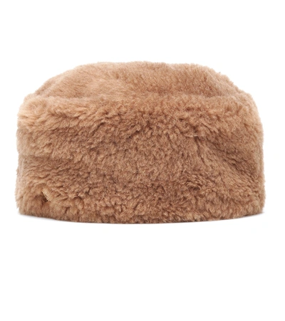 Shop Max Mara Colby Camel Hair Hat In Brown