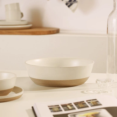 Shop Kinto Clk-151 Large Ceramic Bowl In White