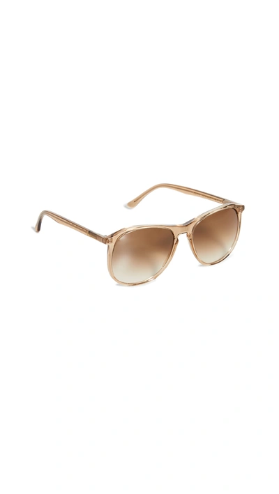 Shop Illesteva Taos Sunglasses In Brown