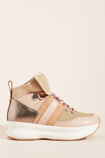 Shop See By Chloé See By Chloe Nicole High-top Sneakers In Yellow