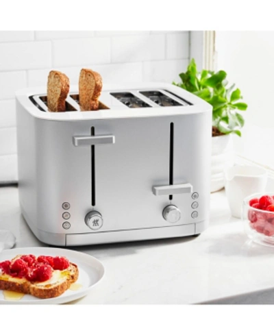 Shop J.a. Henckels Enfinigy 4-slot Toaster In Silver