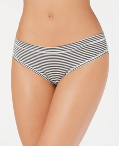 Shop Alfani Ultra Soft Mix-and-match Bikini Underwear, Created For Macy's In Grey Stripe