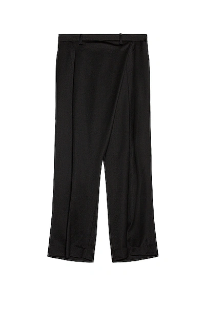 Oriental Flare Pants In Black