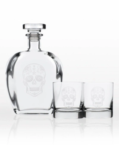 Shop Rolf Glass Sugar Skull 3 Piece Gift Set In No Color