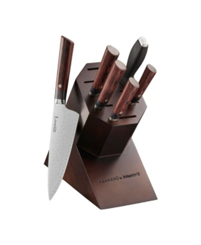 Shop J.a. Henckels Kramer By Zwilling  Meiji 7-pc. Knife Block Set In Brown