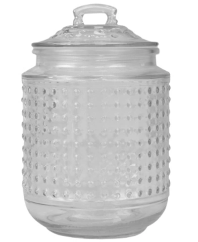 Shop Home Basics Hds Trading Corp  Dott Glass Canister, Set Of 3