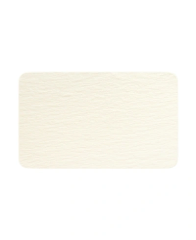 Villeroy & Boch Manufacture Rock Blanc Sushi Plate In White