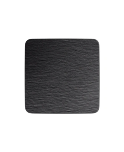 Shop Villeroy & Boch Manufacture Rock Buffet Plate Square In Black