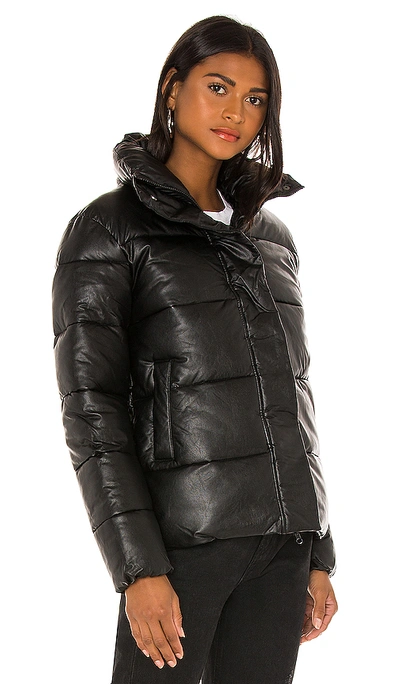 Shop Unreal Fur Major Tom Puffer Jacket In Black