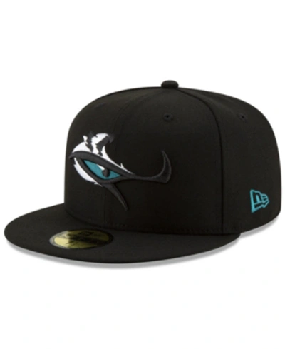 Shop New Era Jacksonville Jaguars Logo Elements Collection 59fifty Fitted Cap In Black
