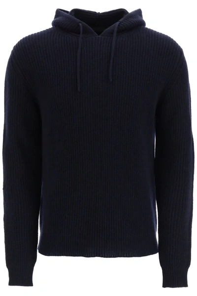 Shop The Gigi Hooded Sweater In Blue