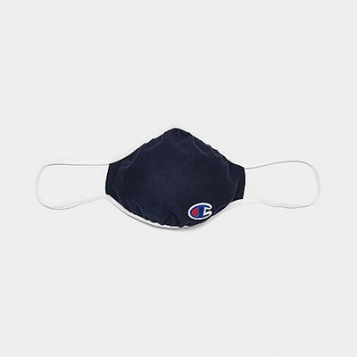 Shop Champion Wicking Face Mask In Blue