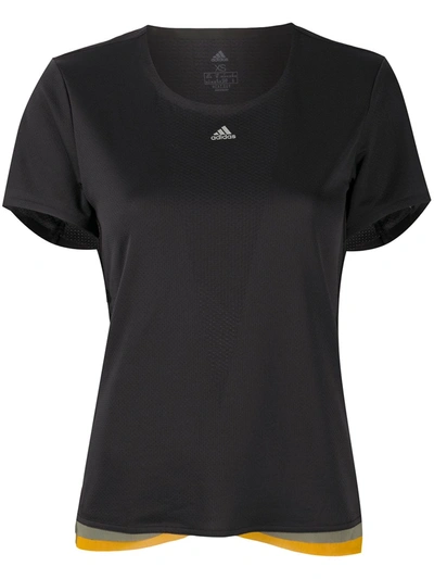 Shop Adidas Originals Shortsleeved Trefoil Logo T-shirt In Black