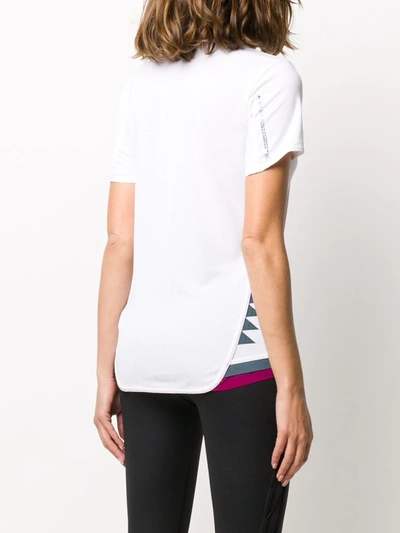 Shop Adidas Originals Round Neck T-shirt In White