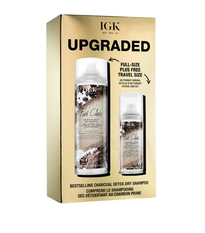 Shop Igk Upgraded Charcoal Detox Dry Shampoo Set In White