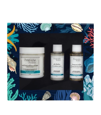 Shop Christophe Robin Hair Detox Ritual Gift Set In White