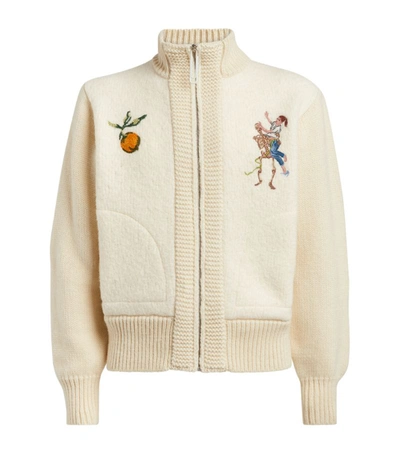Shop Off-white Pascal Zip-up Sweater